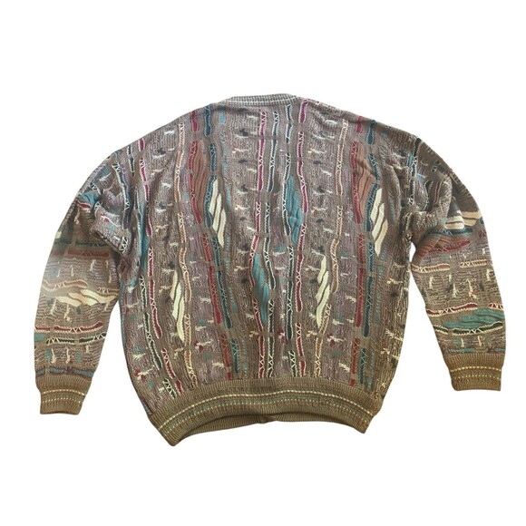 Vintage Carlo Alberto Sweater Mens XL Coogi Knit 90s Australia Pullover Jumper - Picture 4 of 13